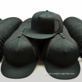 Mens Trucker Caps 2022 New Black Flat Brim Mesh Cap Supplier